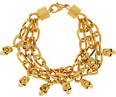 Thumbnail for your product : Alexander McQueen Gold-tone Swarovski crystal bracelet