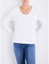 Thumbnail for your product : Sunspel Scoop neck cotton-jersey top
