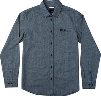 RVCA Men's Illusion Long Sleeve Woven Shirt