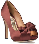 Thumbnail for your product : Badgley Mischka Pasquel Satin Bow Pump