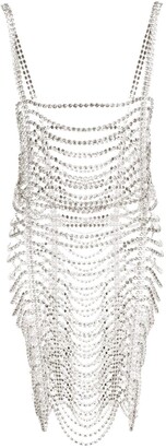Area Draped Crystal Dress
