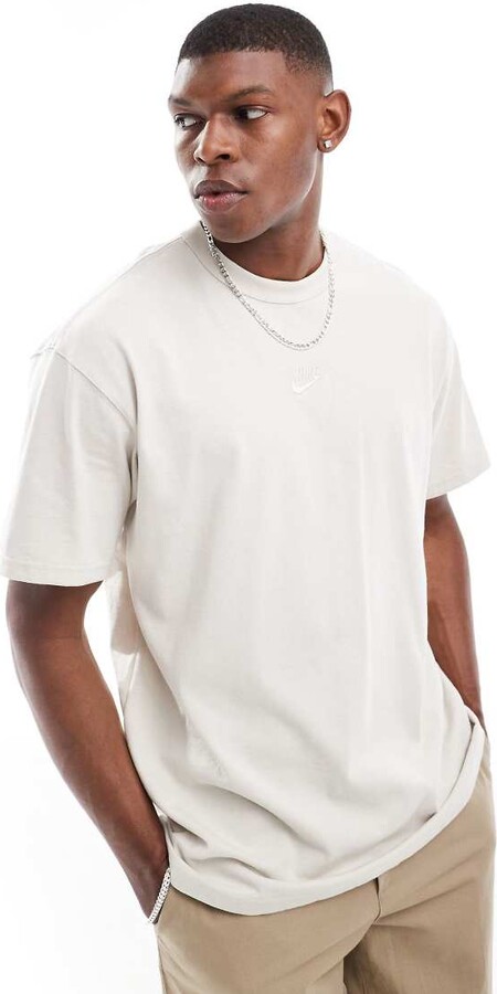Nike Premium Essentials unisex oversized t-shirt in off white