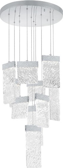 CWI Lighting CWILightingCarolinaLEDChandelierWithPewterFinish