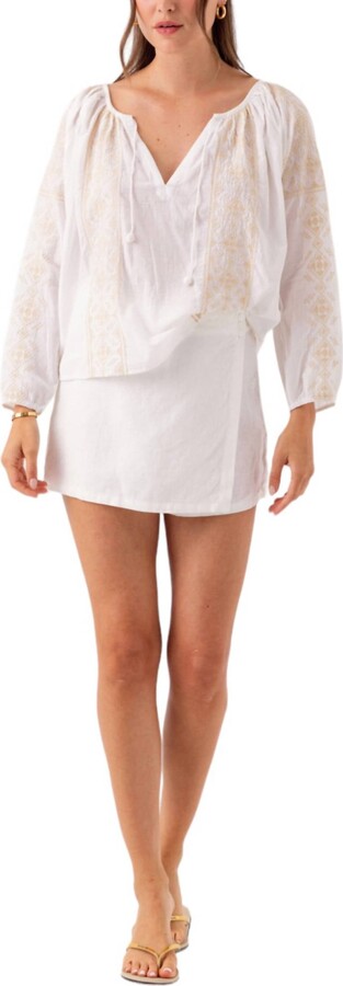 Sundays Trista Top In White