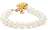 Thumbnail for your product : ELISE TSIKIS Cernassa Faux-pearl & 18kt Gold-plated Bracelet - Pearl