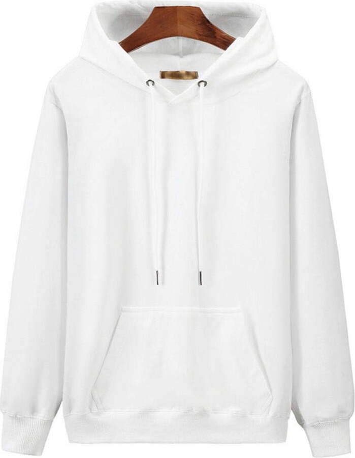 White Thin Mens Hoodie Thin Black Hoodie Men's Casual Pullover