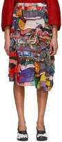 Comme des Garçons Multicolor Layered Ruffle Skirt