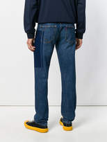 Thumbnail for your product : Kenzo printed stripes slim fit jeans