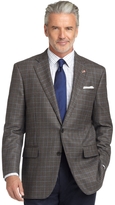 Thumbnail for your product : Brooks Brothers Madison Fit Saxxon® Wool Check Deco Sport Coat