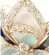Thumbnail for your product : Roberto Cavalli Swarovski crystal-embellished enamel cuff
