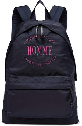 Balenciaga Explorer Embroidered Canvas Backpack
