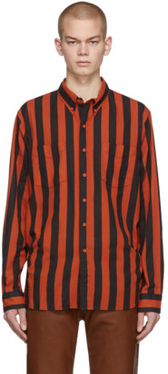 levis black button down shirt