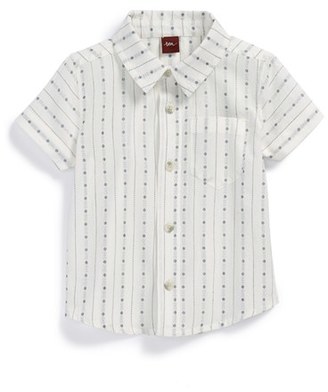 Tea Collection 'Indra' Dobby Woven Cotton Shirt (Baby Boys)