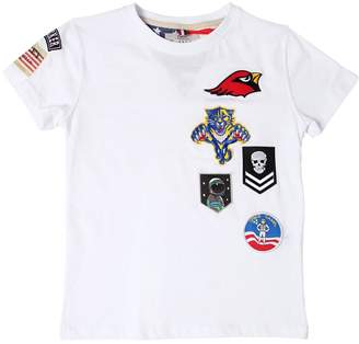 Fred Mello Patches Cotton Jersey T-Shirt