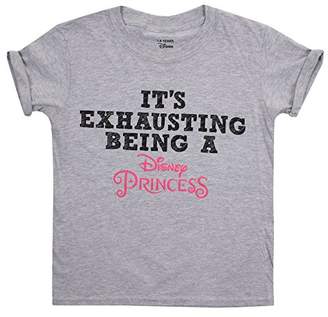 Disney Girl's Exhausting T-Shirt,11-12 Years