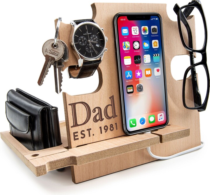 Etsy Dad Gifts, Docking Station, Gift Men, Gift For Dad, Christmas Gift Dad, Iphone Dock, Dad Present, Christmas Dad, Papa Gifts, Birthday Dad, Love My
