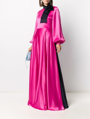 Roksanda Flared Silk Maxi Dress