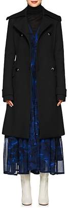 Proenza Schouler Women's Twill Belted Double-Breasted Coat - Black