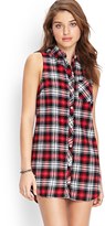 Thumbnail for your product : Forever 21 Plaid Shirt Dress