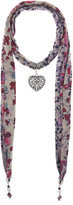 Thumbnail for your product : Marks and Spencer Heart Pendant Animal Blush Scarf Necklace