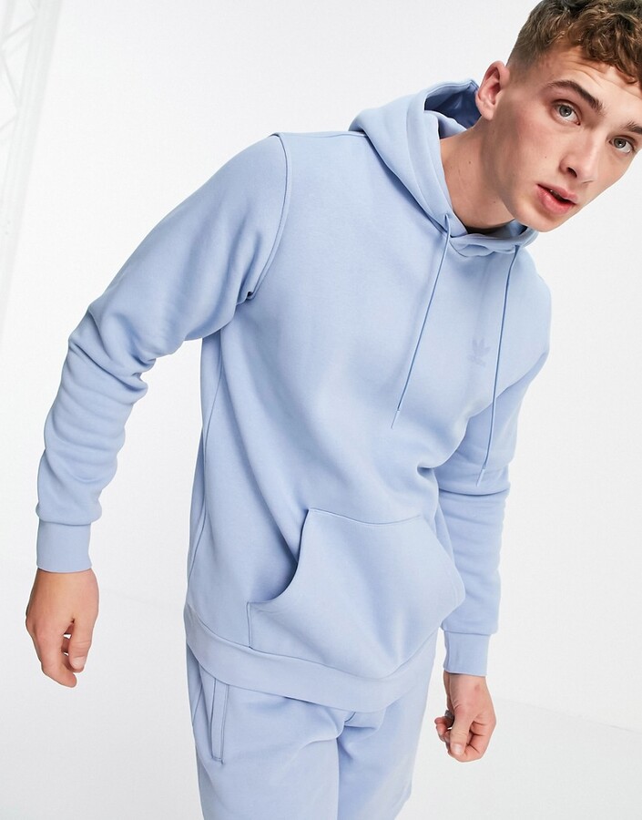 adidas adicolor marshmallow hoodie in sky blue - ShopStyle