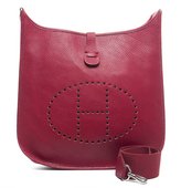 Thumbnail for your product : Hermes Pre-Owned Rouge Garance Togo Evelyne I GM Bag