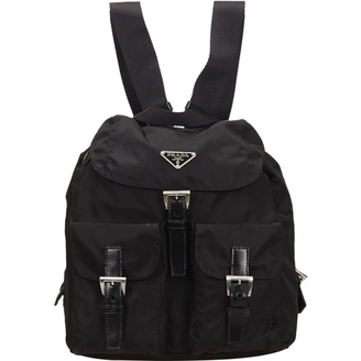 Prada Black Synthetic Backpack