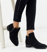 Thumbnail for your product : Simply Be wide fit ankle boot in black