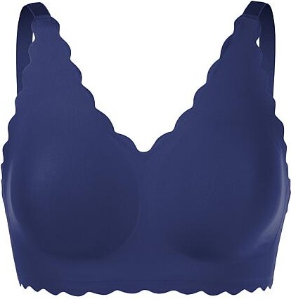 Ahh By Rhonda Shear Invisible Edge Sculpt Bra with Back Closure - Blue - Size 3X