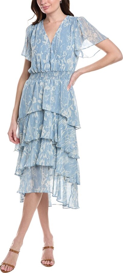 Vince Camuto Tiered Midi Dress
