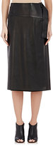 Thumbnail for your product : Maison Margiela WOMEN'S LEATHER BELTED WRAP MIDI-SKIRT