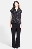 Thumbnail for your product : A.L.C. 'Stef' Print Silk Crepe Top