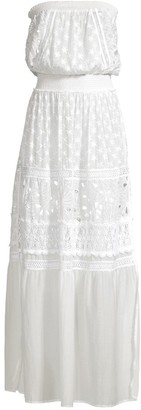 Ramy Brook Isadora Strapless Embroidered Maxi Dress