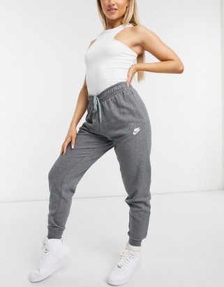 Nike Club Essentials cuffed sweatpants in dark gray - ShopStyle Activewear  Pants