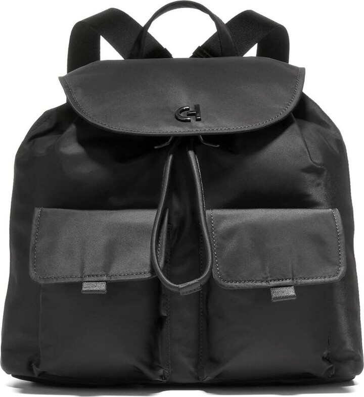 Cole Haan Nylon Flap Backpack