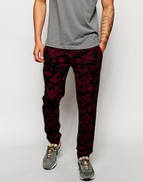 Thumbnail for your product : Farah Joggers with Paint Smudge Print