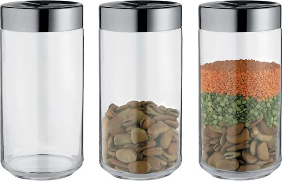 Alessi Julieta Jar in Clear, Size: Extra Large