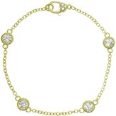 Thumbnail for your product : Judith Ripka Sterling & 14K Clad 11" Station Anklet