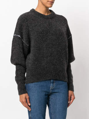 MM6 MAISON MARGIELA layered sleeve knitted jumper