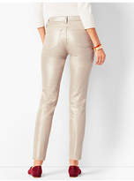 Thumbnail for your product : Talbots Silver Foil Slim Ankle Jeans