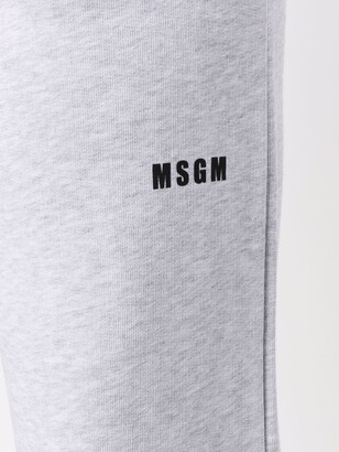 MSGM Logo-Print Track Pants