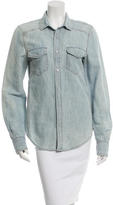 Thumbnail for your product : See by Chloe Long Sleeve Denim Top