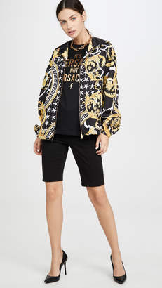 Versace Printed Bomber Jacket