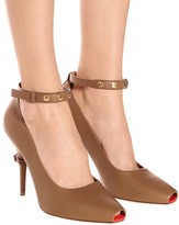 Thumbnail for your product : Burberry Jermyn leather pumps