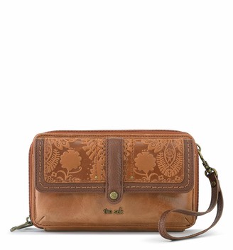 The Sak S Sequoia Extra Large Smartphone Crossbody in Brown
