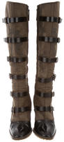 Thumbnail for your product : Giuseppe Zanotti Buckled Knee-High Boots