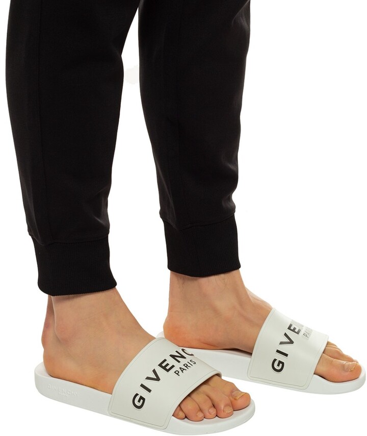 Givenchy Logo Slides Men's White - ShopStyle Sandals
