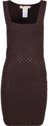 MICHAEL Michael Kors Stud-Embellished Straight Hem Mini Dress