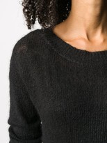Thumbnail for your product : Liu Jo Rib-Trimmed Round Neck Jumper