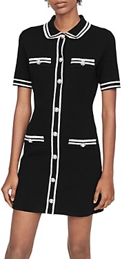 Maje ravela tweed mini dress Clearance